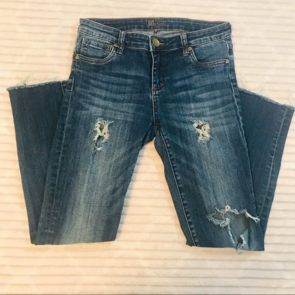 Kut from the Kloth Distressed Boyfriend Jeans Women’s Size 0 25